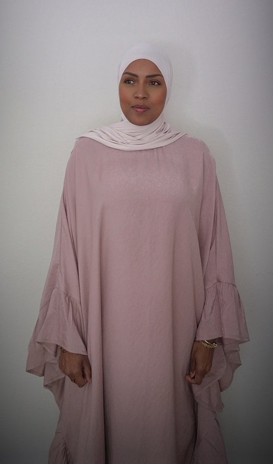 The Pink Butterfly Abaya