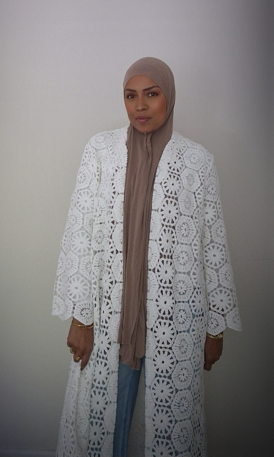 The Elegant Crochet Abaya