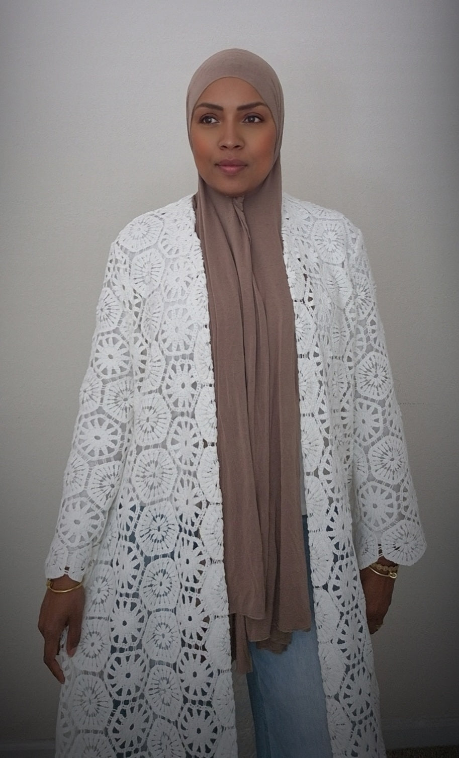 The Elegant Crochet Abaya