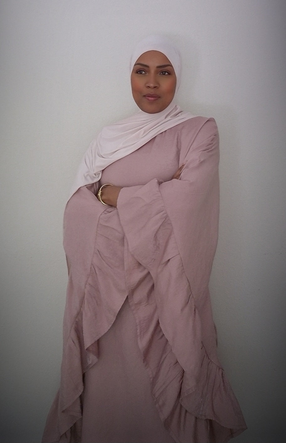 The Pink Butterfly Abaya